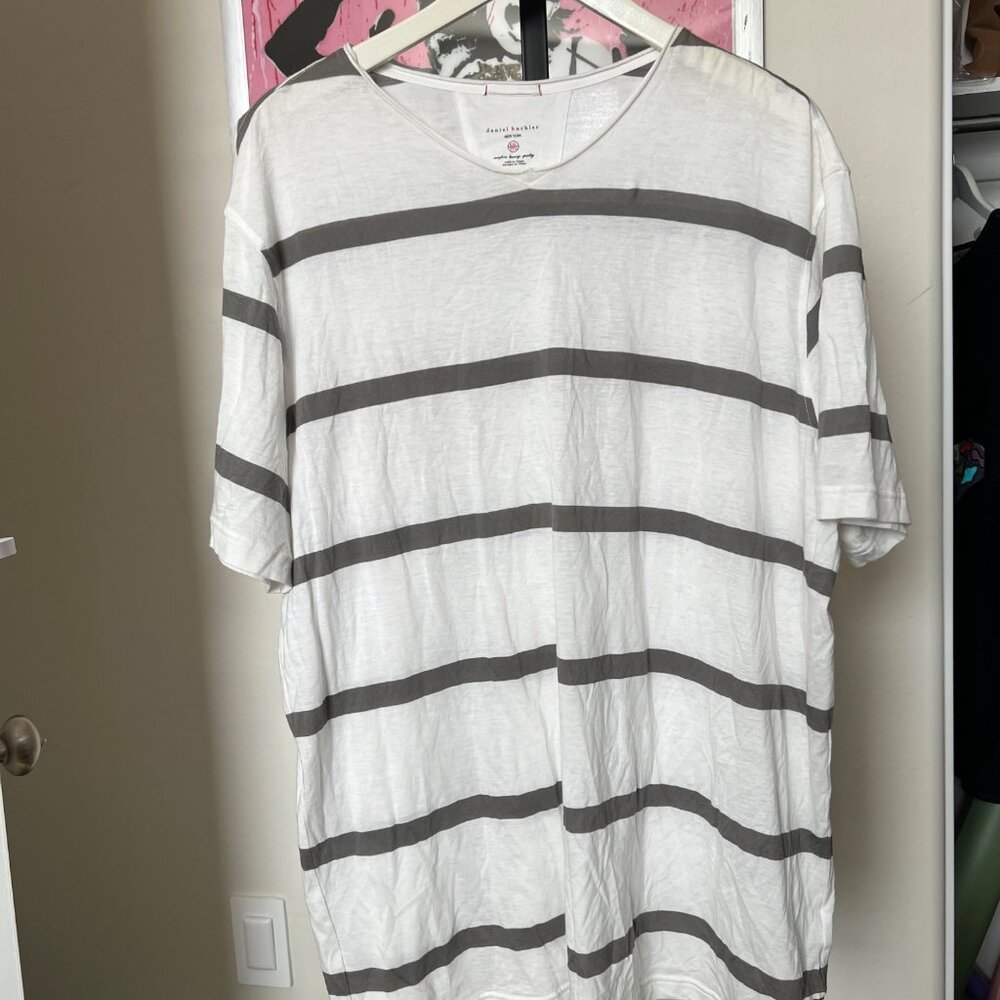 Daniel Buchler Striped Shirt 2XL